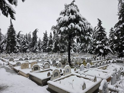 Samsun'da Balkan soğuğu etkisi: Kar kalınlığı 50 santimetreyi buldu