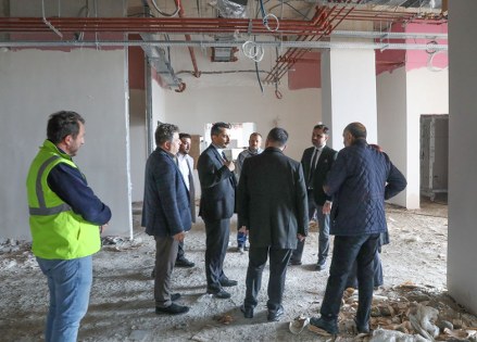 Alaçam-Yakakent Devlet Hastanesi'nde sona doğru