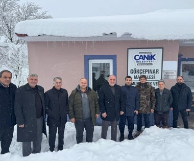 Kaymakam ve Başkan sahada: Canik'te kar mesaisi 