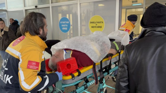Samsun'da anten tamir ederken ölümden döndü! 