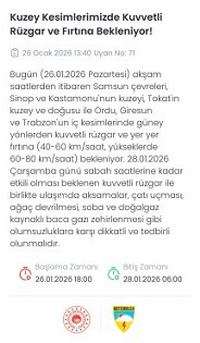 Samsun'da alarm! Meteoroloji uyardı: Aman dikkat 