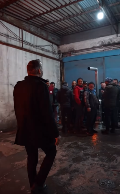 Samsun'da Başkan Eyüp Aydın'a seçim öncesi esnaftan moral