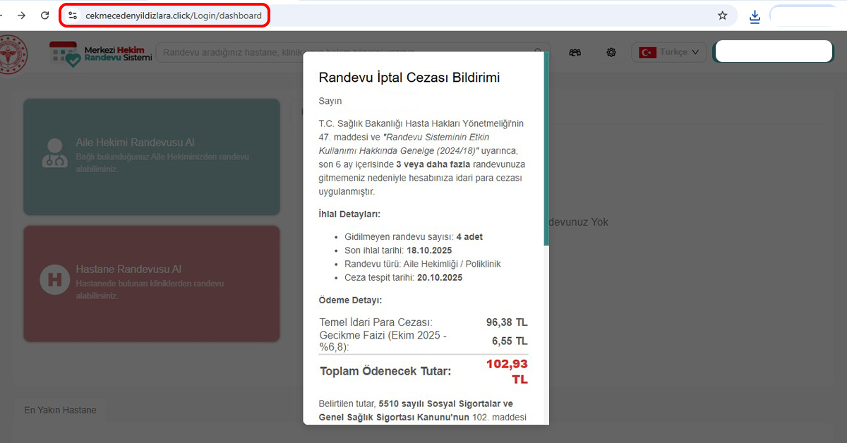 Samsun'da hastane randevusu almak isterken hayatının şokunu yaşadı! 