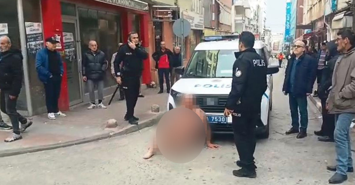 Samsunda Akil Almaz Olay Ciplak Halde Sokaga Cikti 3