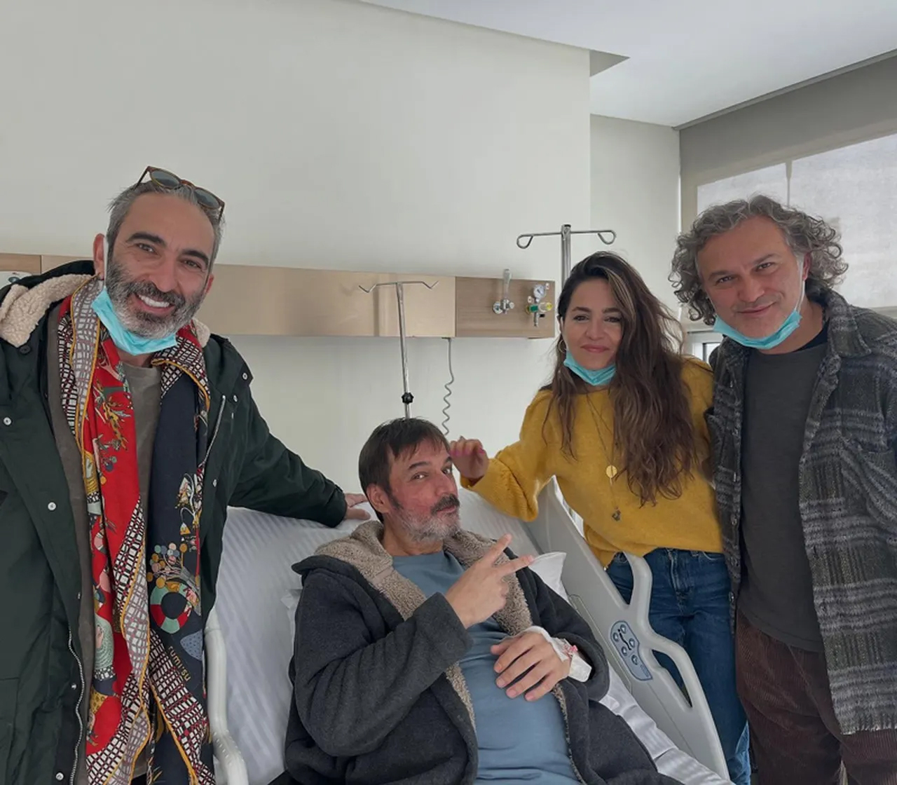 Samsunlu oyuncu Ufuk Özkan’ın hastanede odasından ilk görüntüsü!