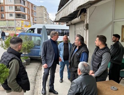 Soğuk günde sıcak buluşma: Başkan Candal'dan ortak akıl vurgusu 