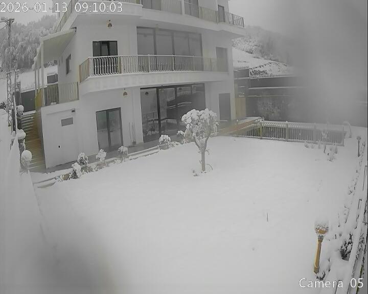 Samsun'da kar: Büyükoyumca Mahallesi beyaza büründü 