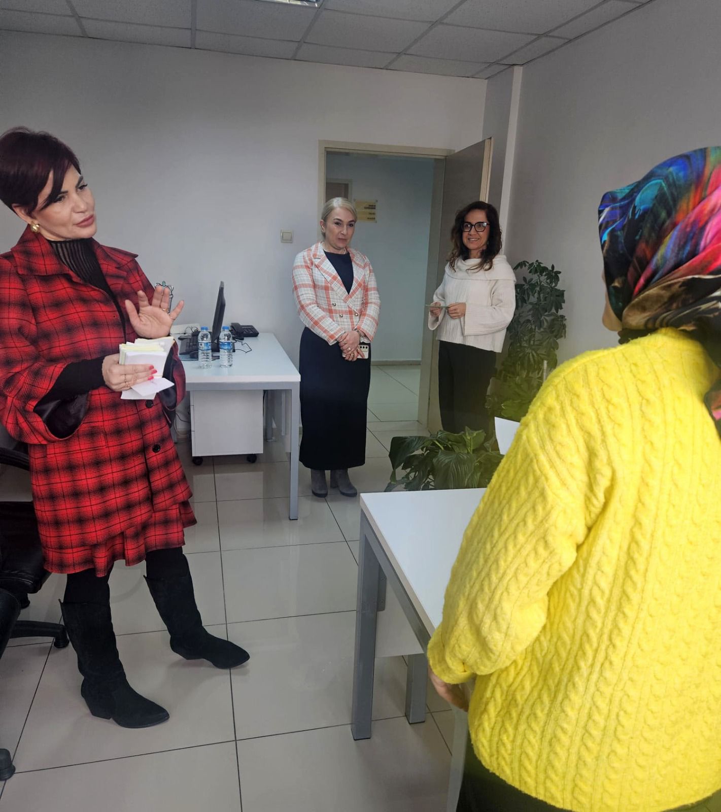 Samsun'da sağlık personeline mektuplu kanser hatırlarması 