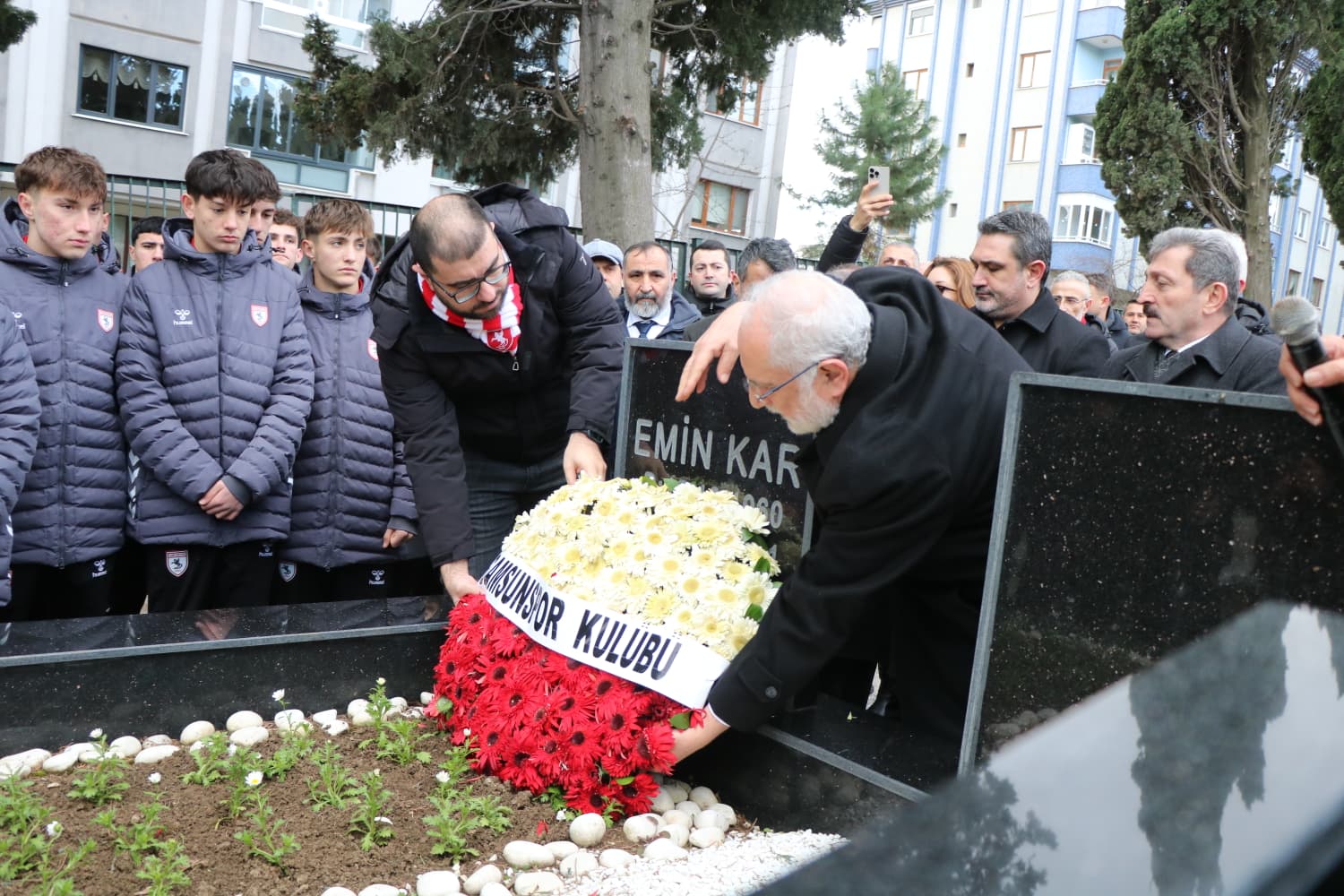 Samsunspor'un futbol şehitleri dualarla anıldı 