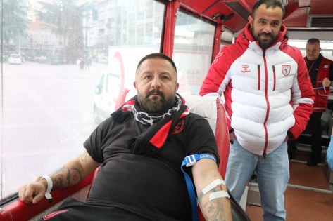 Kızılay–Samsunspor iş birliği ile "Bu Kan Seni Unutur Mu”" kampanyası
