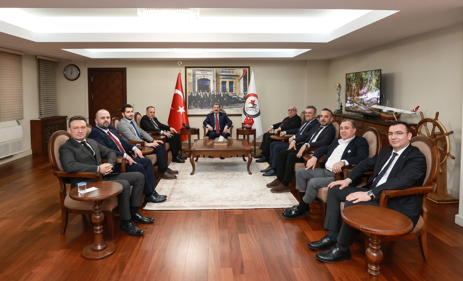 Samsun Valisi Orhan Tavlı'ya 'birlik' teşekkürü