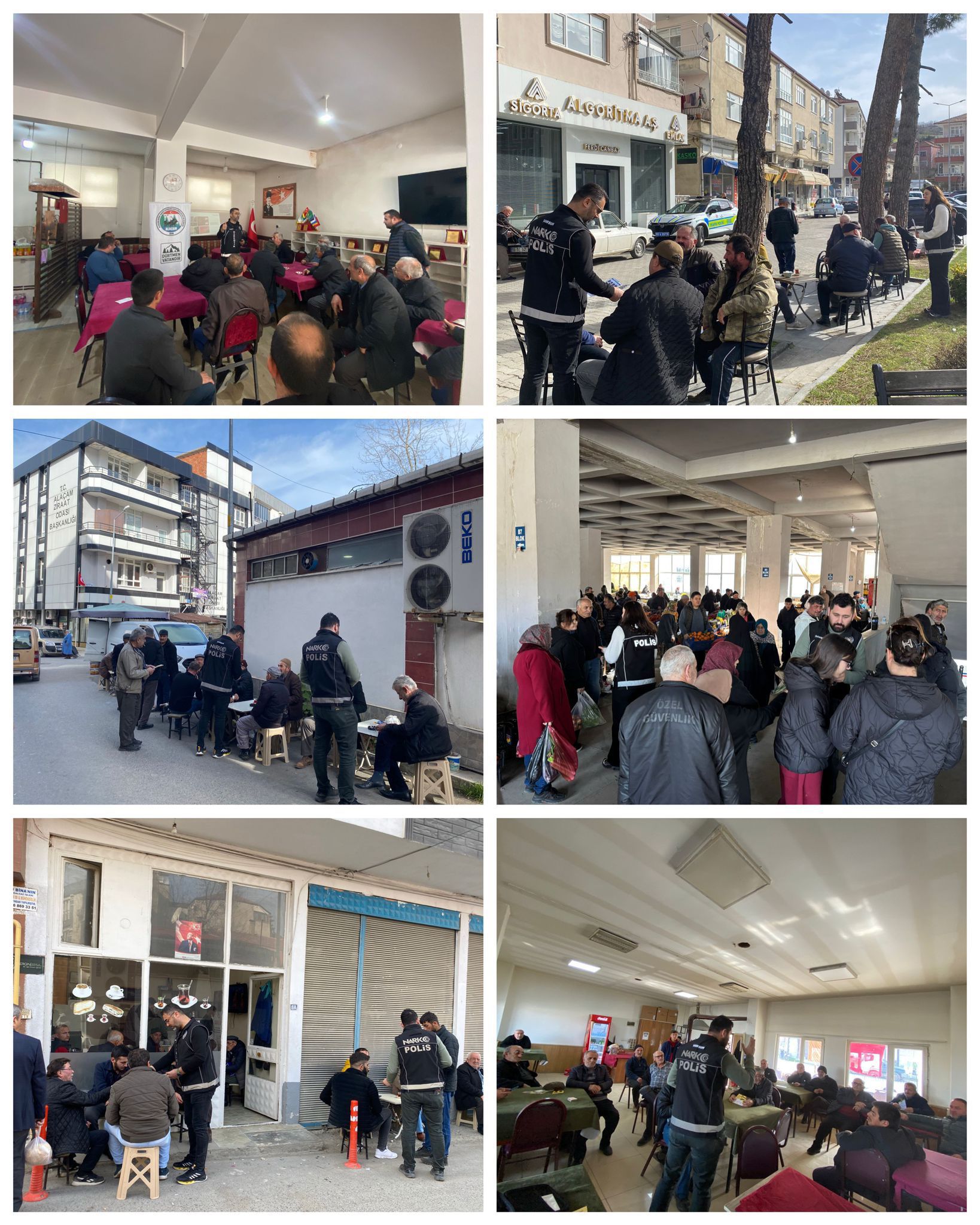 Samsun'da emniyet sahada: Vatandaş ilçelerde tek tek bilgilendiriliyor 