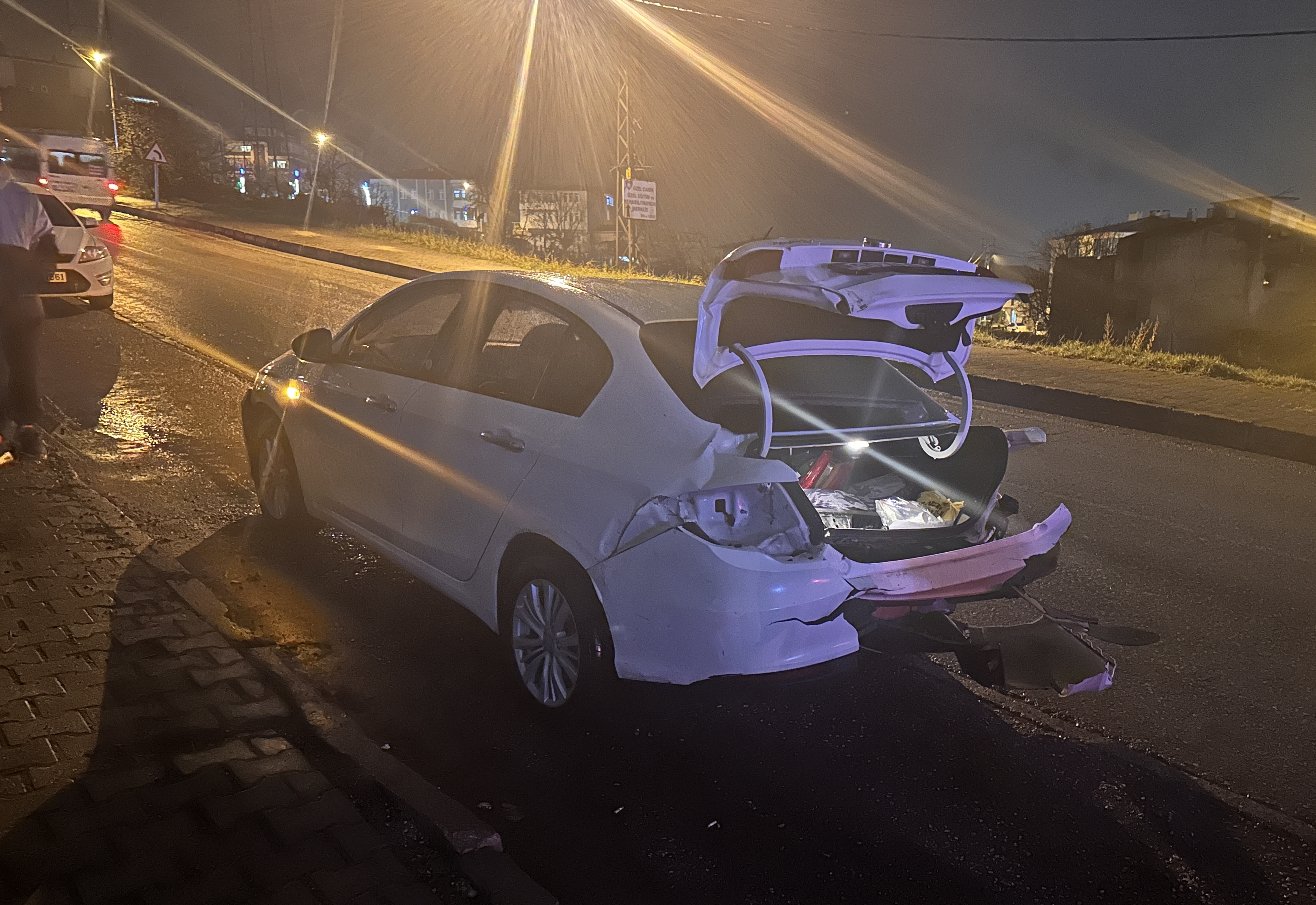 Samsun'da korku dolu anlar! Anne oğul hastanelik oldu