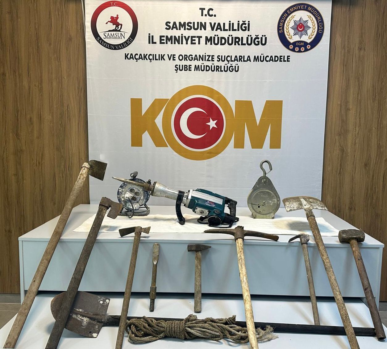 Samsun'da suçüstü yakalandılar: Bir garip savunma! 