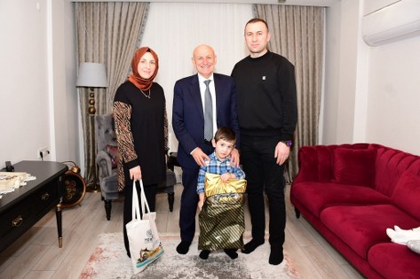 Terme Belediye Başkanı Şenol Kul'dan "Hoş geldin bebek" ziyareti 