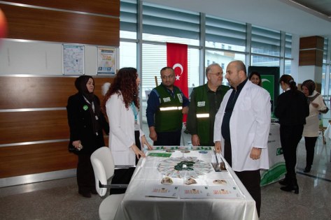 Bafra'da sigaraya karşı farkındalık etkinliği 