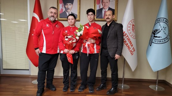 Samsunlu Yusuf Avrupa’da tarih yazdı! Coşkulu karşılama 