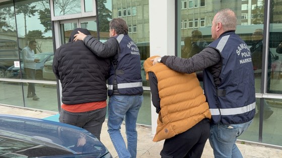 Samsun'da narkotik ekiplerinden çifte operasyon