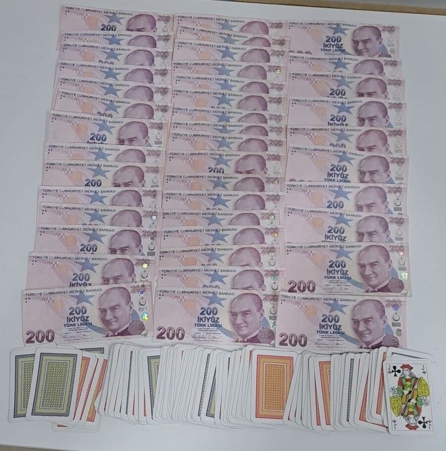 Samsun'da iki ilçede kumar masasına suçüstü!