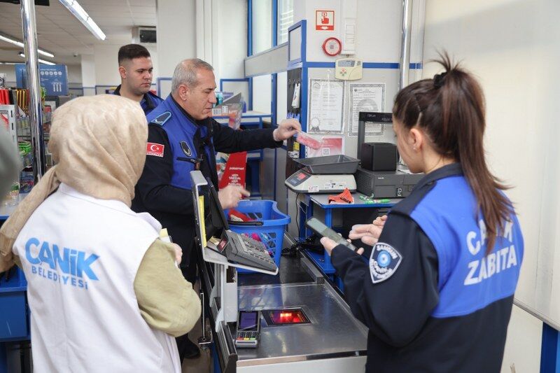 Canik'te marketlere Ramazan denetimi!