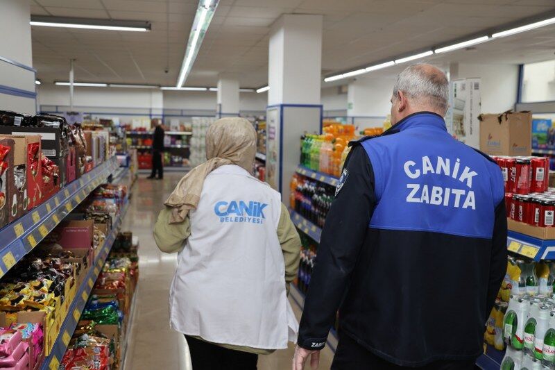 Canik'te marketlere Ramazan denetimi!
