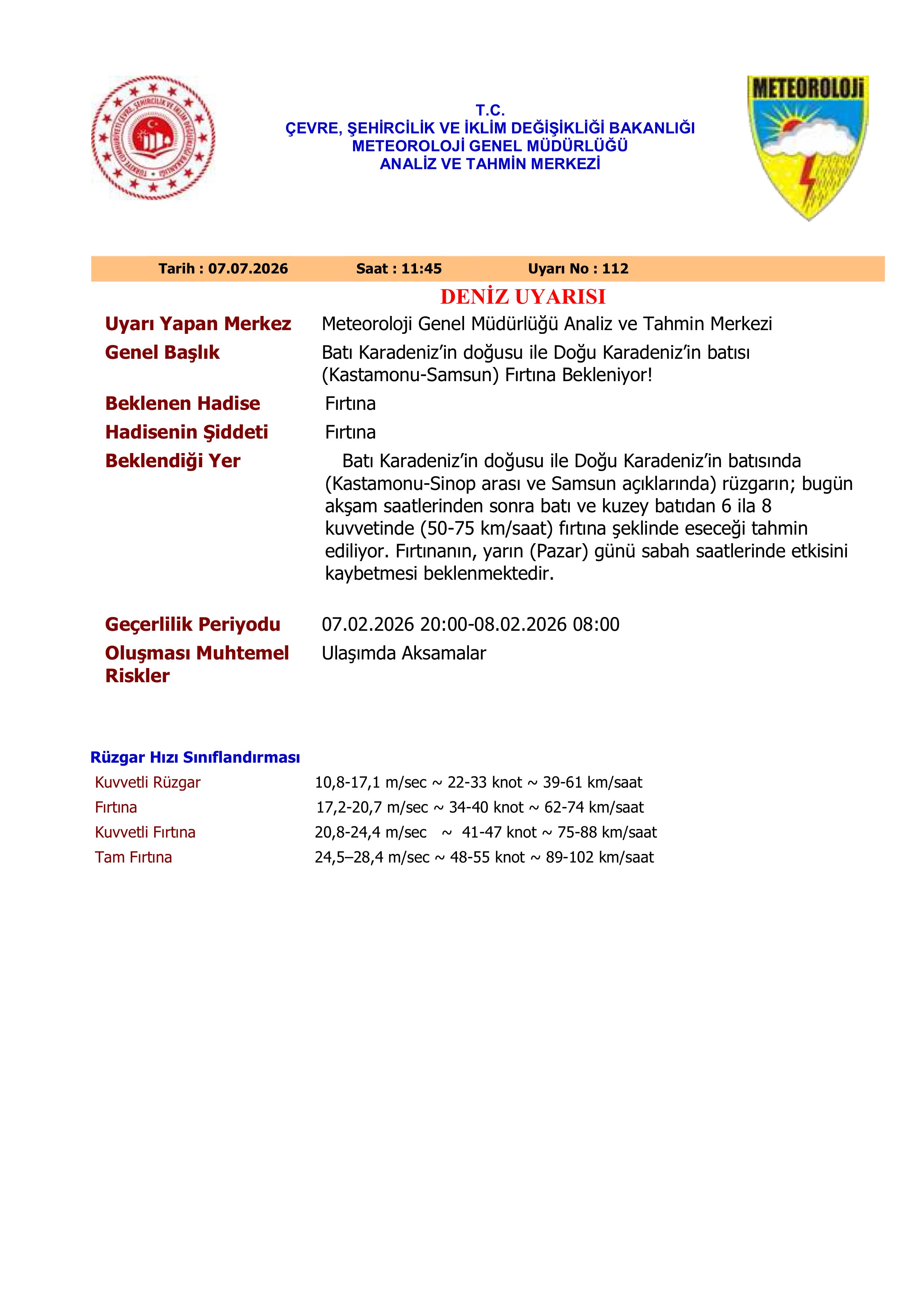 Meteoroloji'den Samsun'a kritik uyarı! Bu akşam başlayacak