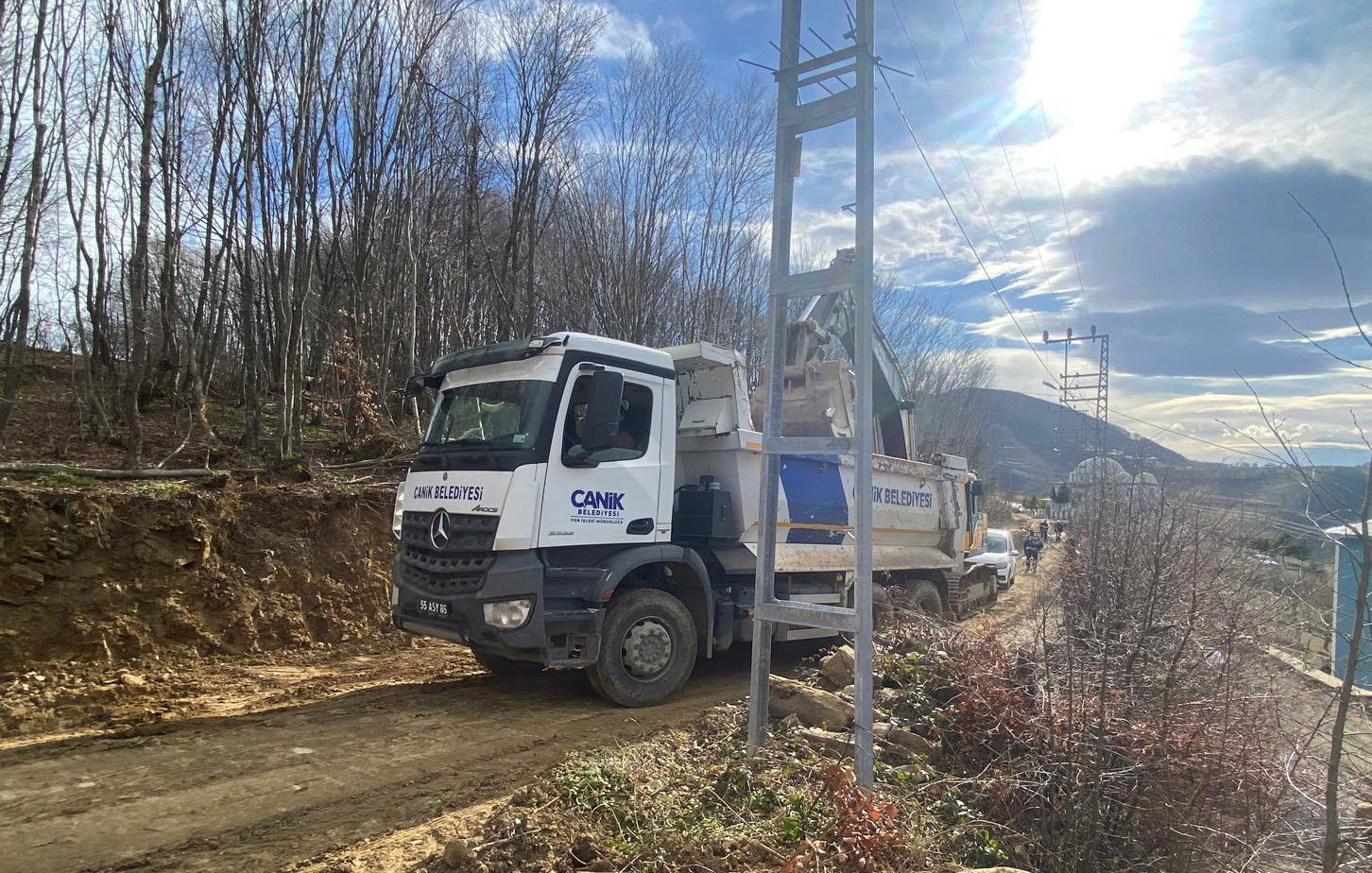 Canik'te mahalle mahalle yollar yenileniyor! 