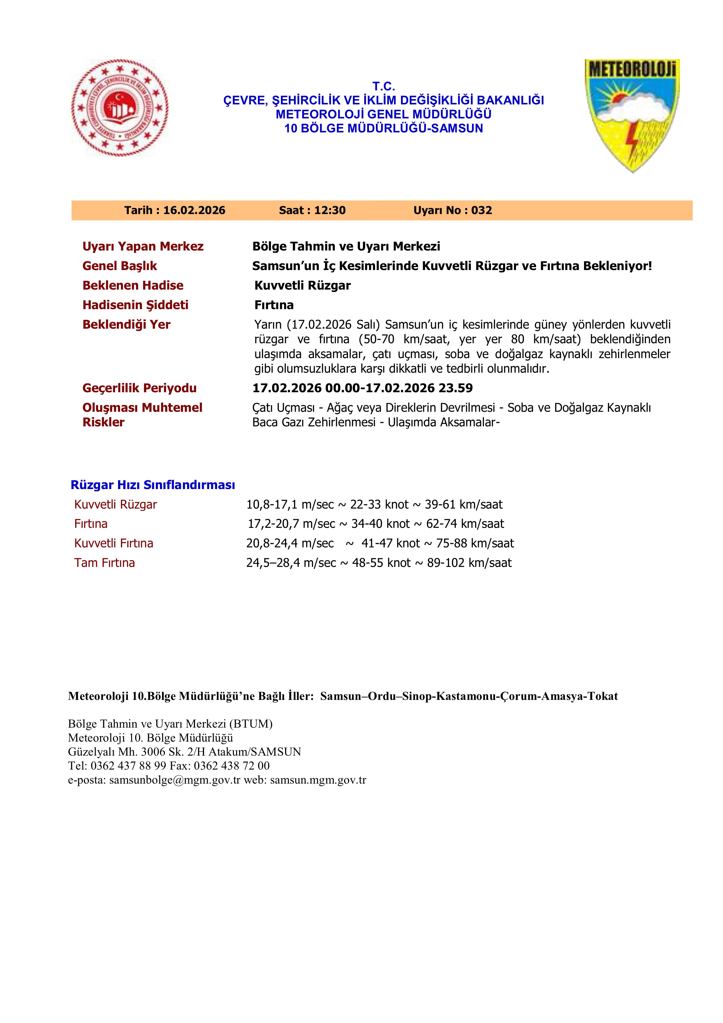 Samsun'da fırtına yıkıp geçecek! Meteoroloji sarı kodlu uyarı 