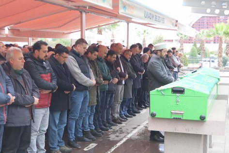 Samsun'da Ali Özmen son yolcuğuna uğurlandı 