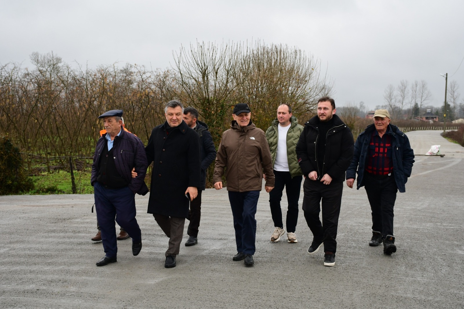 Terme'de bin metrelik yol seferberliği! Başkan Şenol Kul yerinde inceledi
