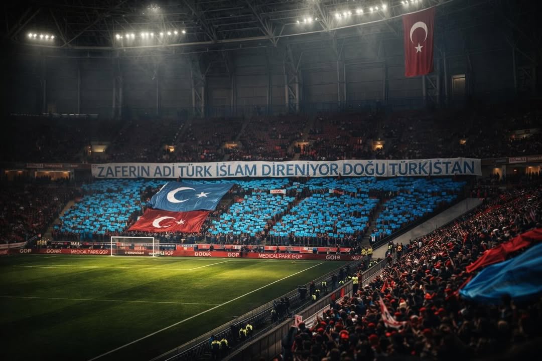 Samsunspor tribünlerinden dünyaya mesaj sosyal medyada gündem oldu