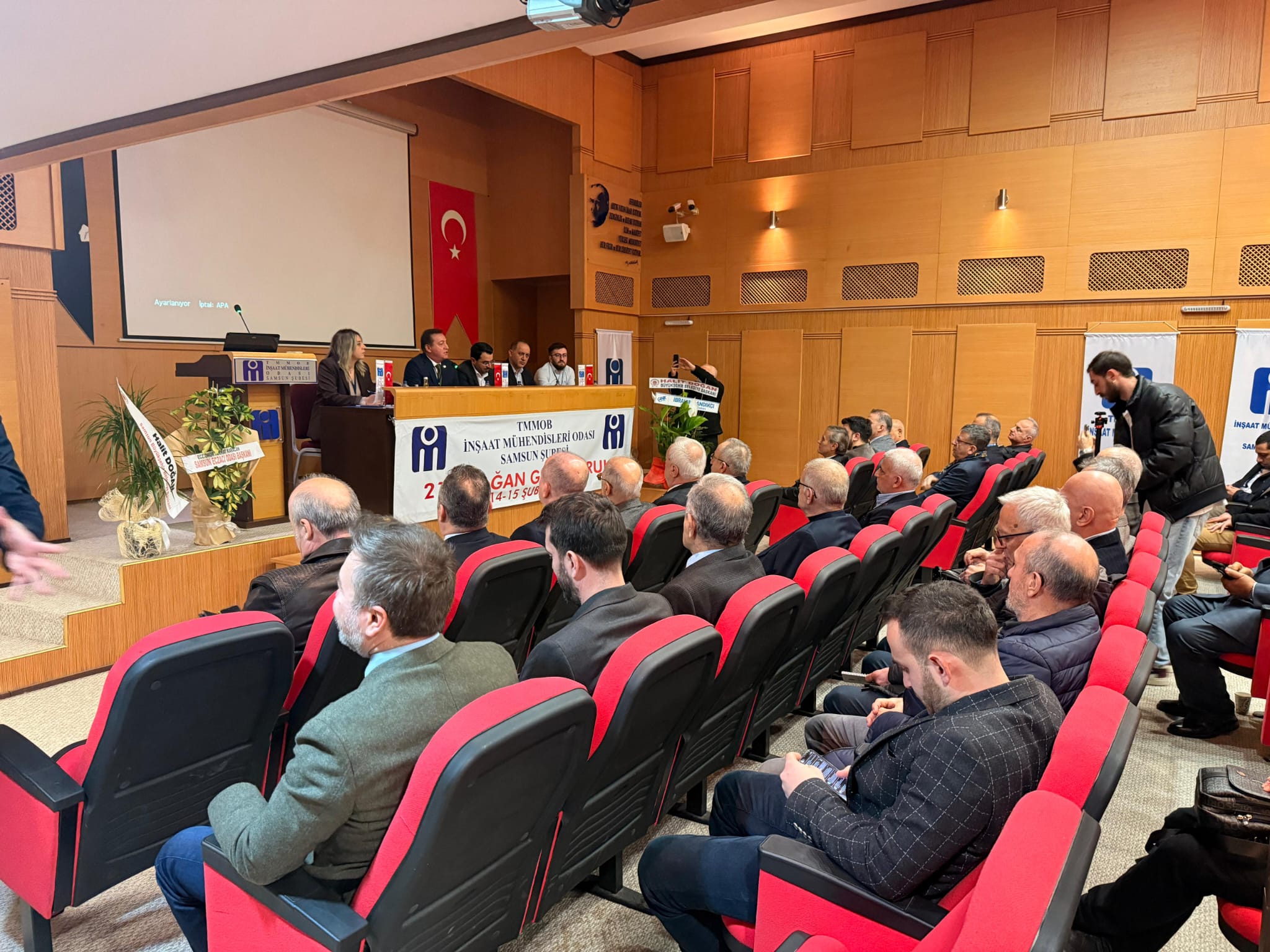 İMO Samsun’da Hüseyin Talak güven tazeledi: Deprem vurgusu