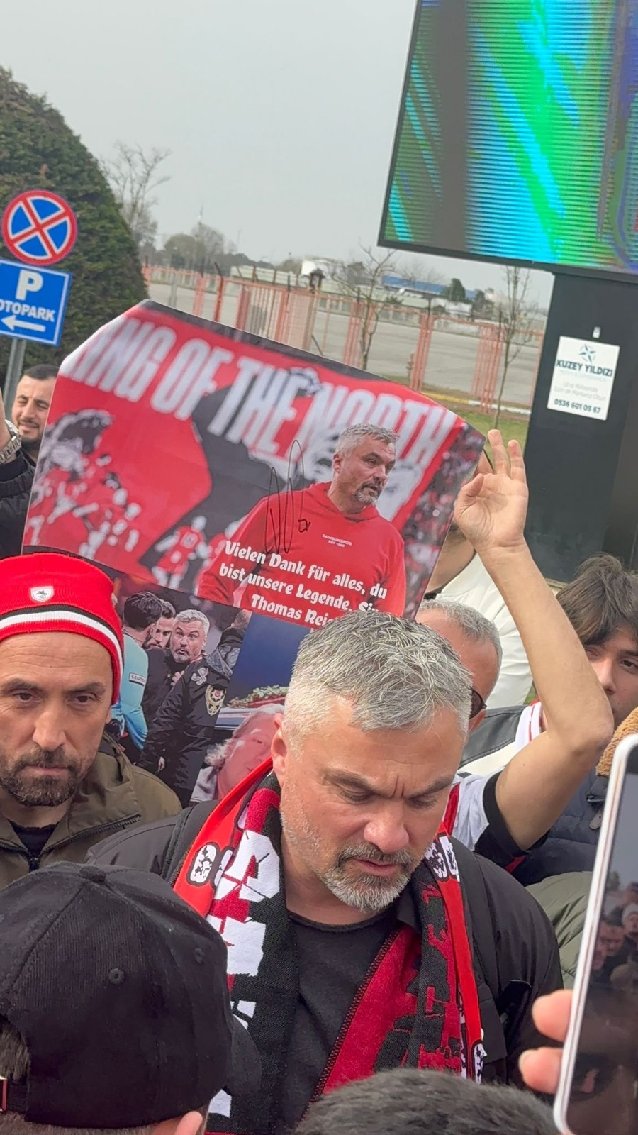 Samsunspor taraftarı son kez “üçlü” istedi, Thomas Reis kırmadı