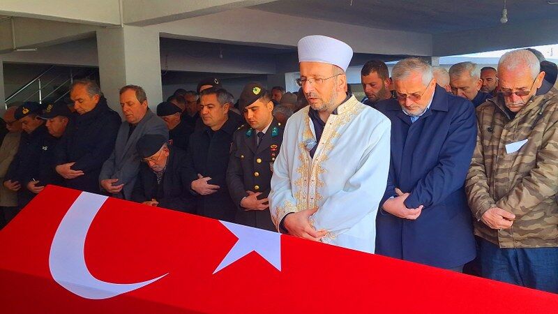 Kıbrıs Gazisi Feris Adiloğlu’na Samsun’da son görev