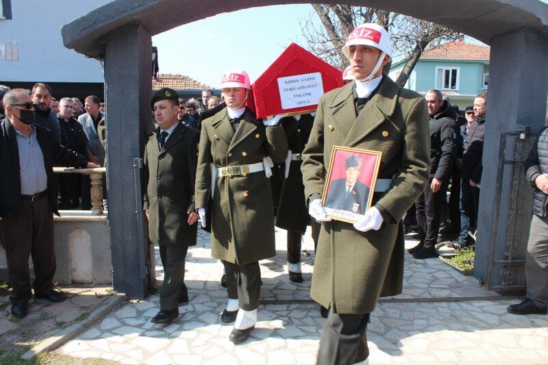 Kıbrıs Gazisi Feris Adiloğlu’na Samsun’da son görev