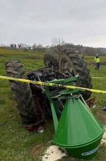 Samsun'da tarlada feci kaza! Muhammed Osma hayatını kaybetti