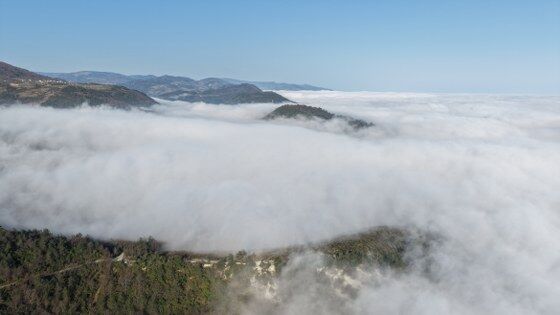 samsun haber: Karadeniz kayboldu! Sis denizi şaşırttı