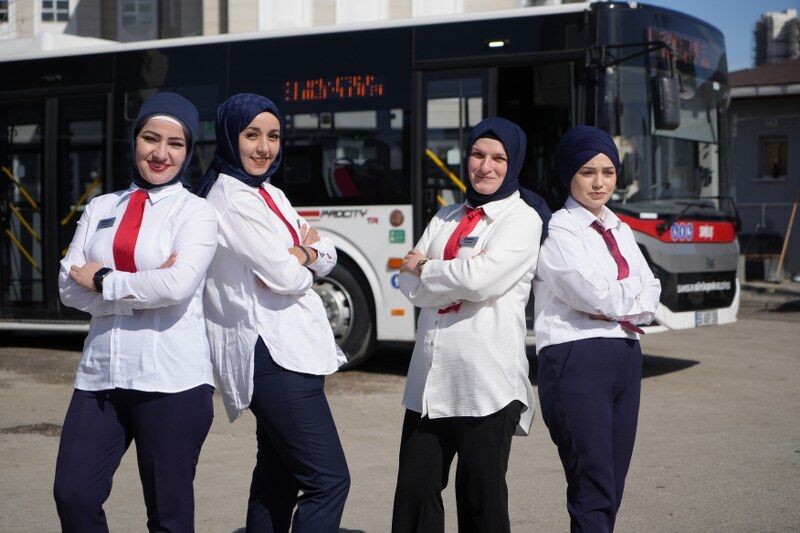 Samsun’da SAMULAŞ'ın kadın otobüs şoförleri ilham oluyor
