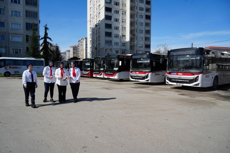 Samsun’da kadın otobüs şoförleri ilham oluyor