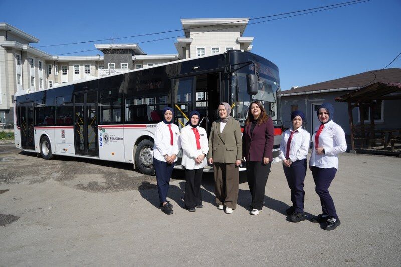 Samsun’da kadın otobüs şoförleri ilham oluyor