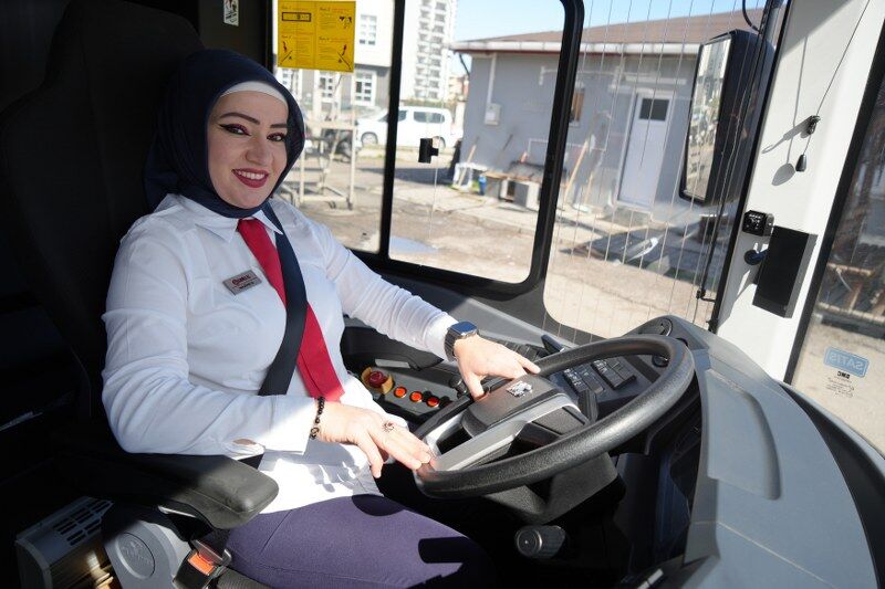 Samsun’da kadın otobüs şoförleri ilham oluyor