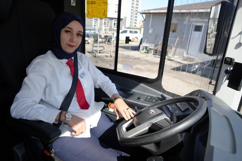 Samsun’da kadın otobüs şoförleri ilham oluyor