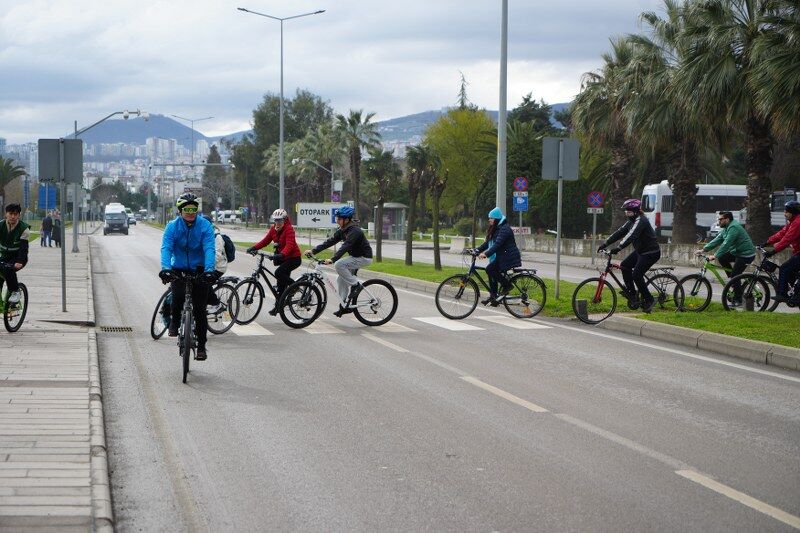 Samsun'da yüzlerce pedal aynı mesaj için döndü 
