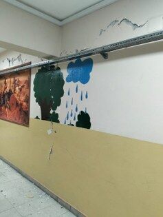 Tokat'taki deprem sonrası okulda korkutan manzara