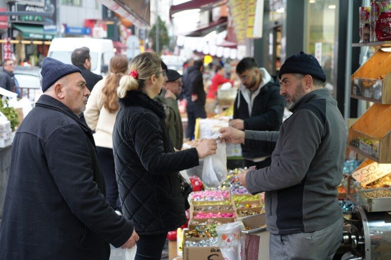 Samsun'da bayram telaşı erkenden başladı 