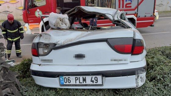 Samsun'da alkollü sürücünün inadı faciaya yol açıyordu: 4 yaralı 