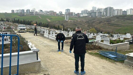 Samsun'da mezarlıkta silahlı saldırı! 