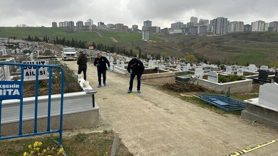 Samsun'da mezarlıkta silahlı saldırı! 