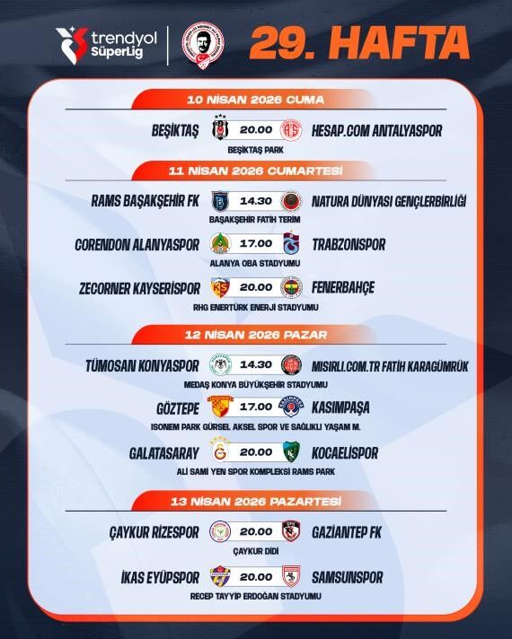 Samsunspor’da üç haftalık zorlu sınav: Fikstür belli oldu