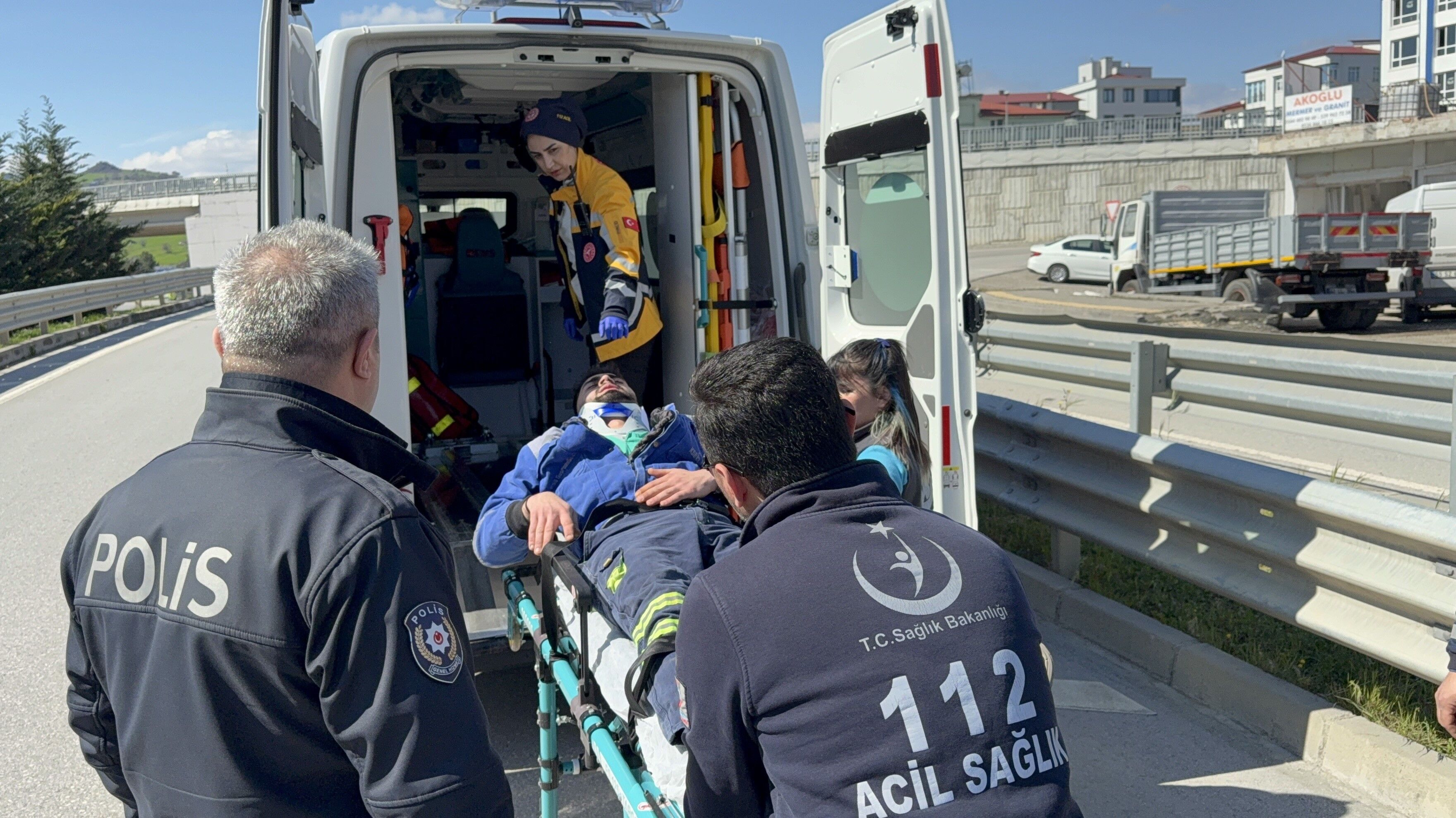 samsun haber: Samsun'da arızalı araç faciaya neden oluyordu!